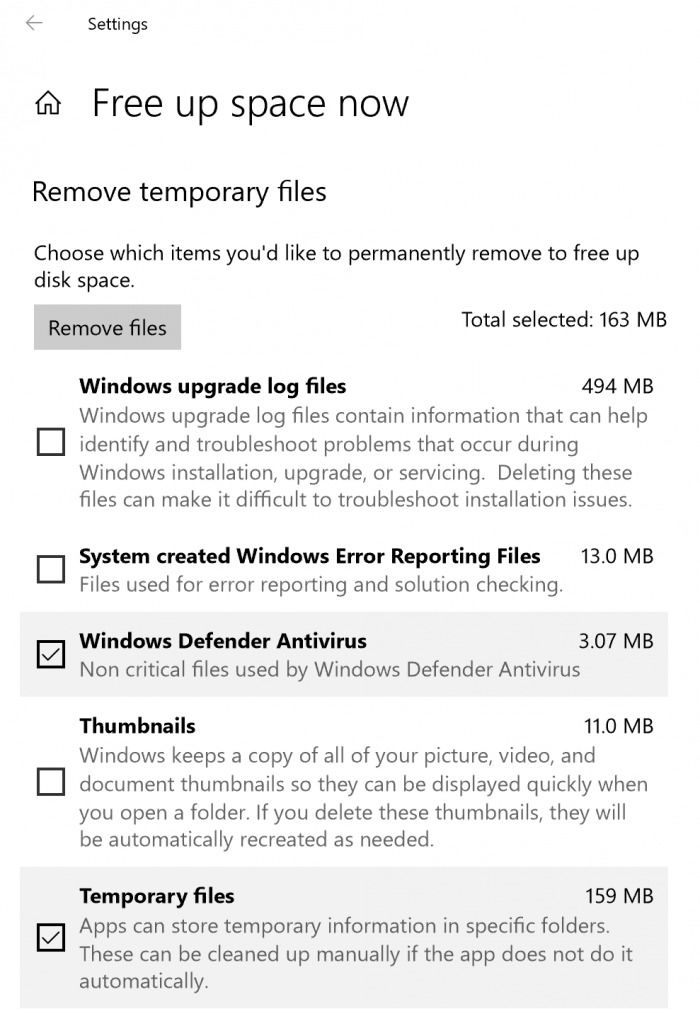 Windows 10 Build 17758發(fā)布:強化存儲感知功能 Windows 10 Build 17758發(fā)布:強化存儲感知功能