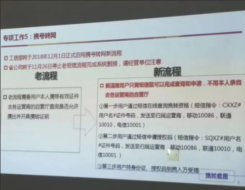 12月1日，工信部正式啟用攜號轉網新流程，超便捷
